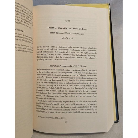 Error and Inference Science Experimental Reasoning Aris Spanos Hardcover Mayo - Picture 6 of 11